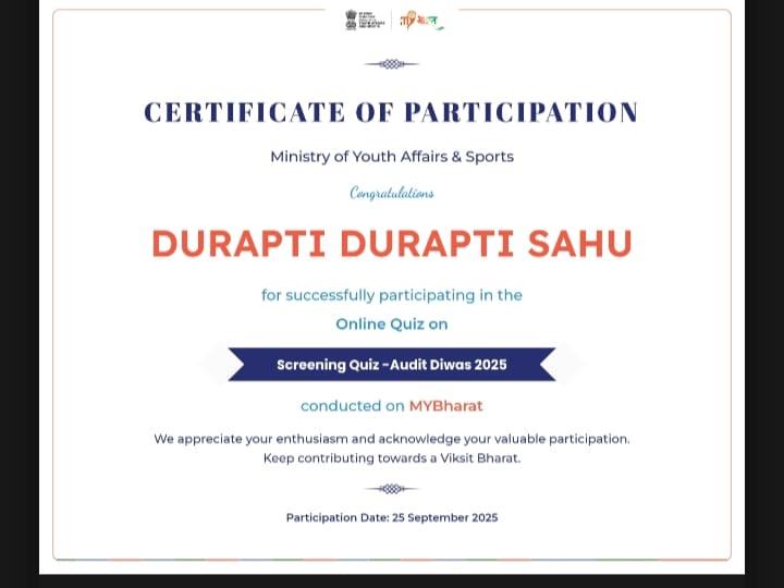 Certificates & Awards