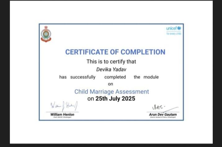 Certificates & Awards