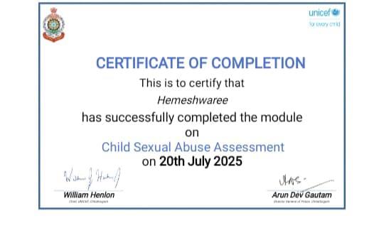 Certificates & Awards