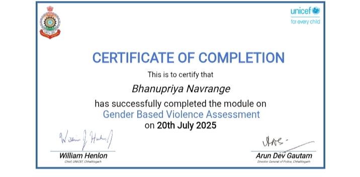 Certificates & Awards