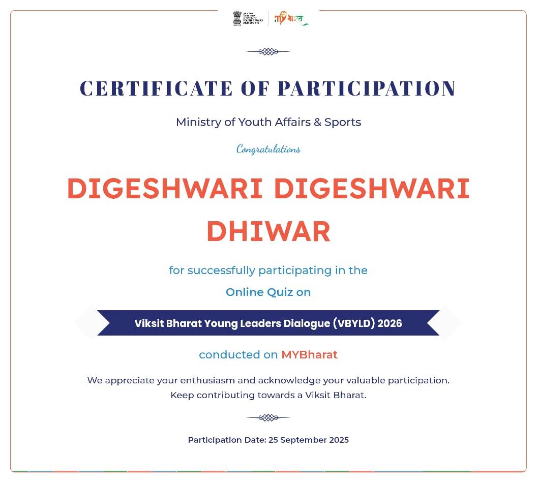 Certificates & Awards