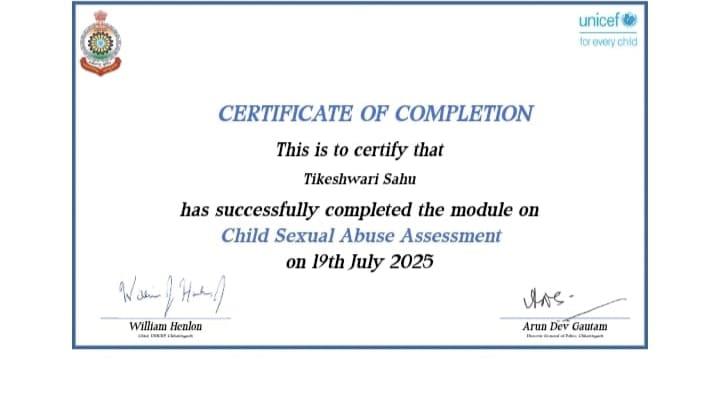 Certificates & Awards