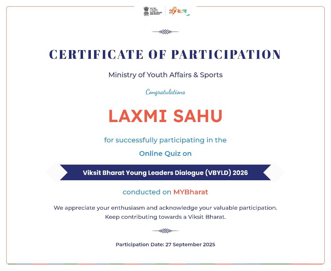 Certificates & Awards