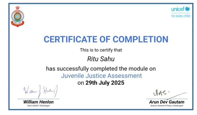 Certificates & Awards