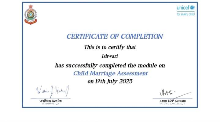 Certificates & Awards