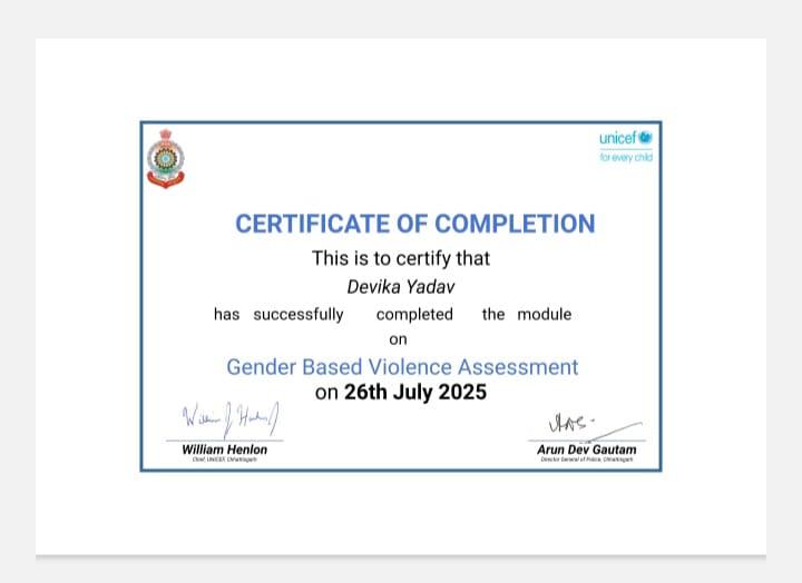 Certificates & Awards