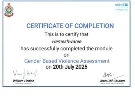 Certificates & Awards