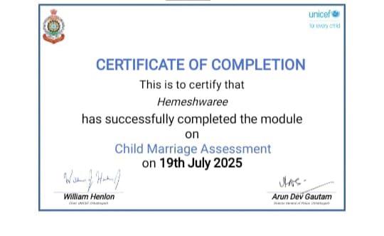 Certificates & Awards