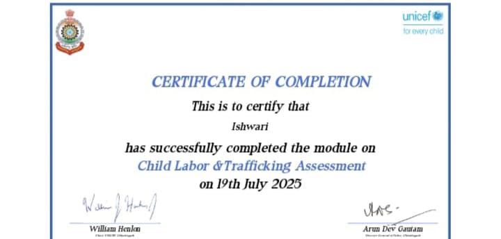 Certificates & Awards