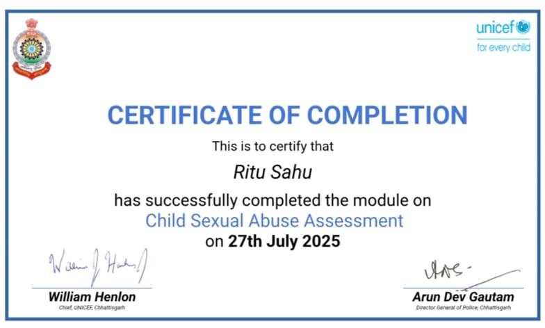Certificates & Awards