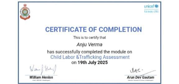 Certificates & Awards