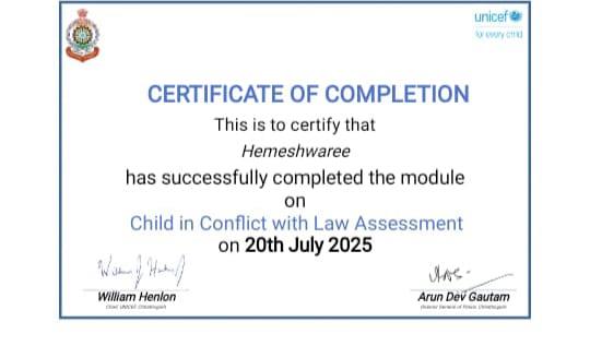 Certificates & Awards