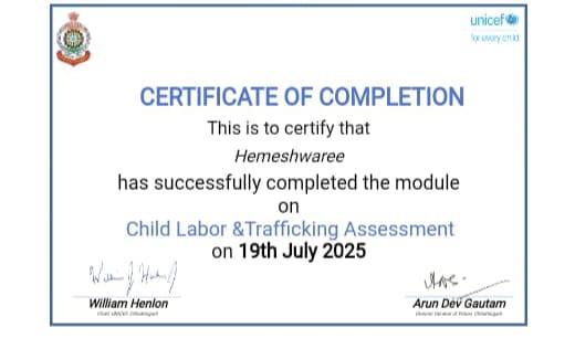 Certificates & Awards