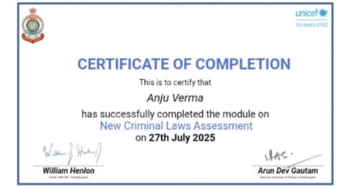 Certificates & Awards