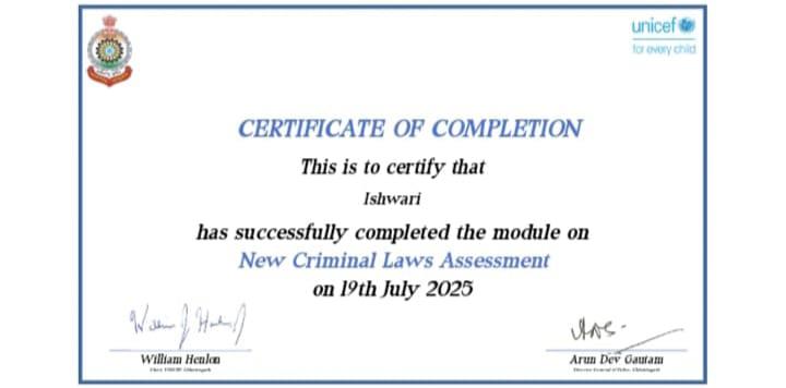 Certificates & Awards