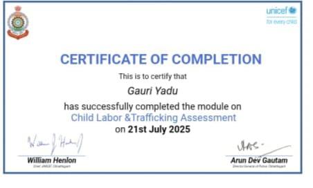 Certificates & Awards