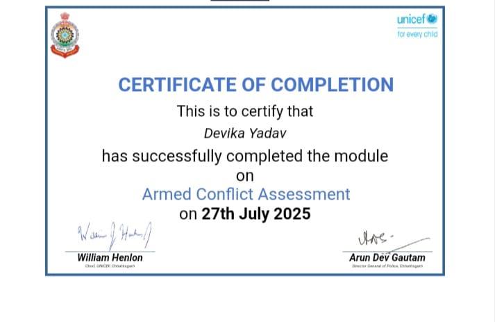 Certificates & Awards