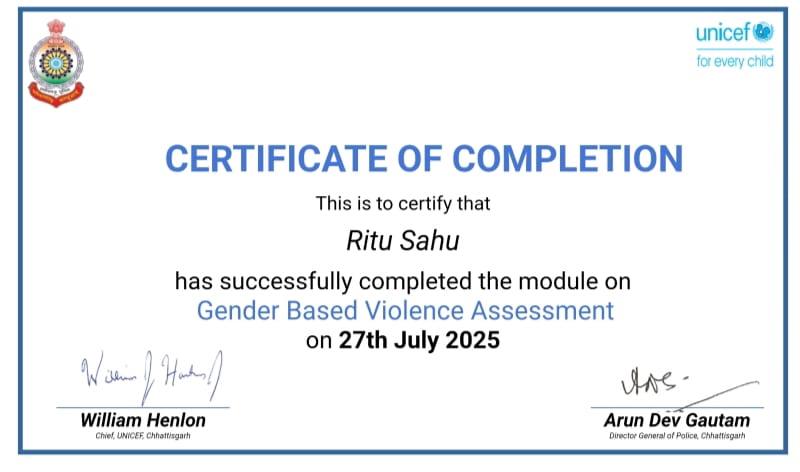Certificates & Awards