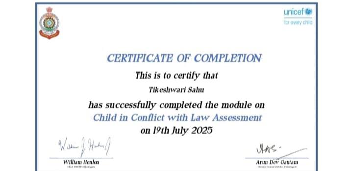Certificates & Awards