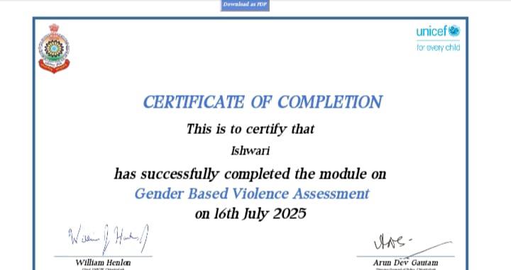 Certificates & Awards