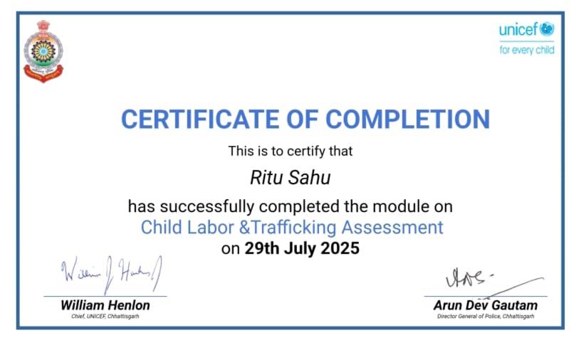 Certificates & Awards