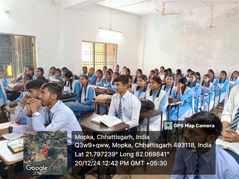 Late Ramnath Verma Government College Mopka-Nipania,District :- Balodabazar-Bhatapara Pin No.- 493118 - पोषक विद्यालय मोपका 