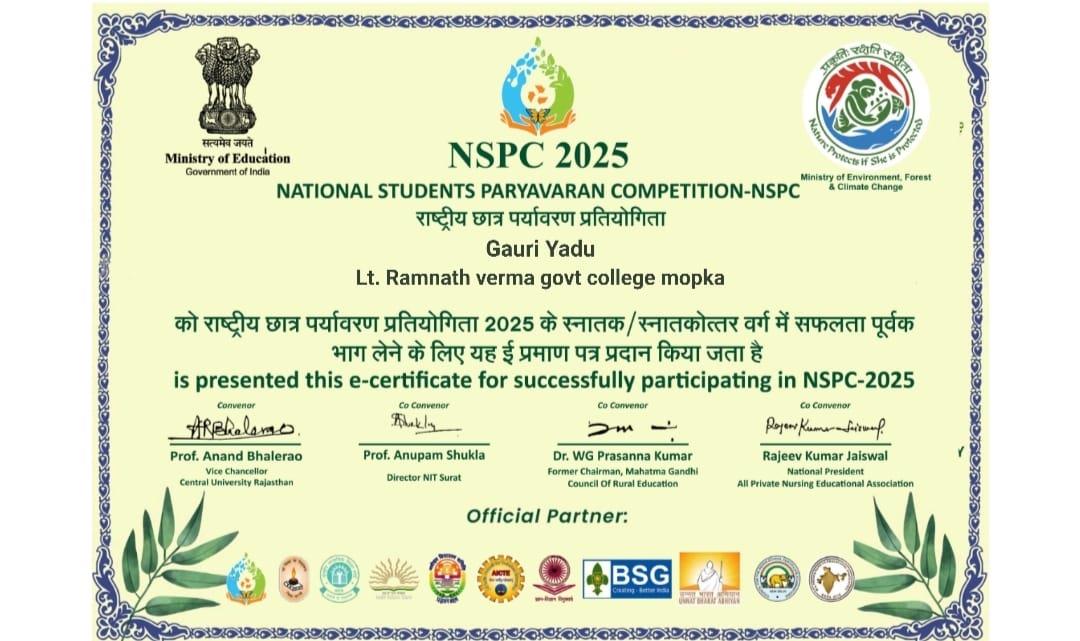 Certificates & Awards