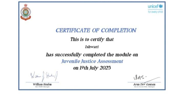 Certificates & Awards