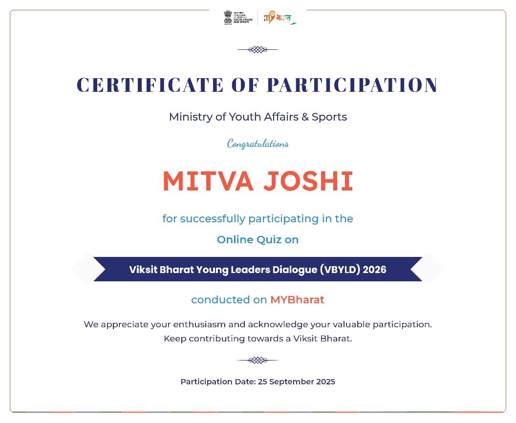 Certificates & Awards