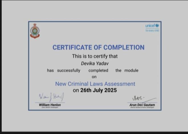 Certificates & Awards