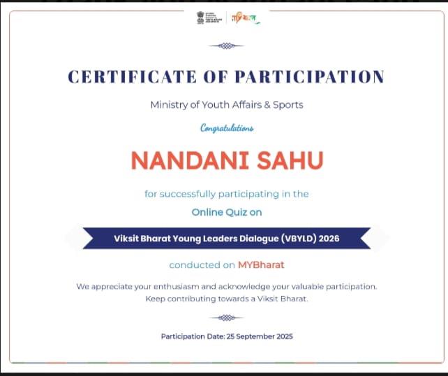 Certificates & Awards